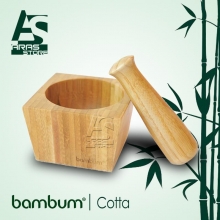 هاون چوبی بامبوم مدل : cotta