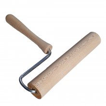 rolling pin with handle wooden 15 cm