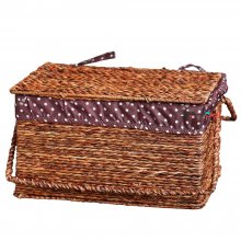 small rectangular picnic basket