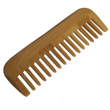 Rectangular bamboo coarse-toothed comb